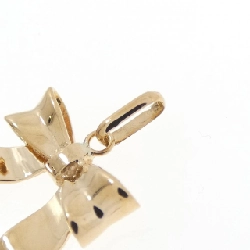 K18YG Dây chuyền hình ruy băng - Hàng hiệu Chính hãng 871399