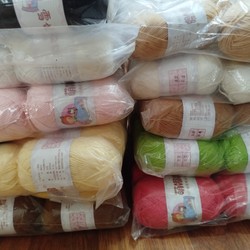 Len baby yarn 40g nhiều màu 145286