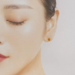 K18YG Citrine Earrings - Hàng hiệu Authentic 869862