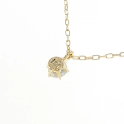 K18YG Solitaire Dây chuyền kim cương 0.205CT - Hàng hiệu Chính hãng 858034