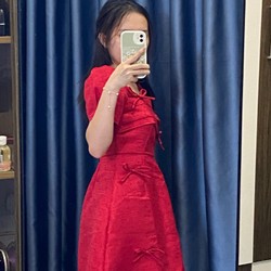 Đầm đỏ đi tiệc size S new 99% chưa mặc 146908