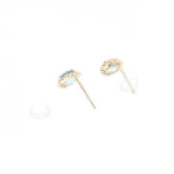 K10YG Blue Topaz Earrings - Hàng hiệu Authentic 874776