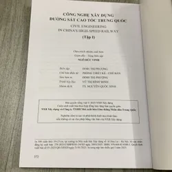 Công nghệ xây dựng đường sắt cao tốc trung quốc. Tập 1 707131