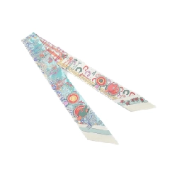 【Sản phẩm chưa sử dụng】Khăn quàng cổ Hermes PONY PIT STOP 064207S