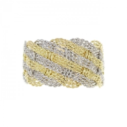 Nhẫn K18YG/PT900 - Hàng hiệu Authentic 852589