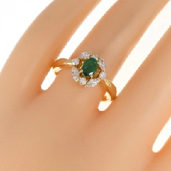 Nhẫn Ngọc Lục Bảo K18YG 0.41CT - Hàng hiệu Chính hãng 849666