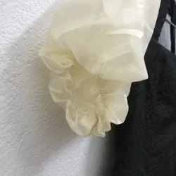 Đầm cổ vuông tay voan bồng size S 695941