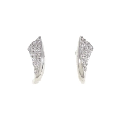 K18WG Bông tai kim cương 0.30CT - Hàng hiệu Chính hãng