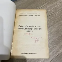 CÔNG CUỘC KHẨN HOANG THÀNH LẬP HUYỆN KIM SƠN (KỶ SỬU 1829) 751654