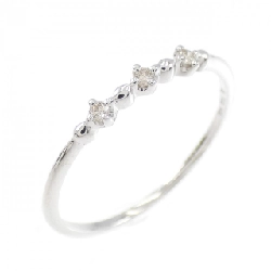 Nhẫn kim cương ba viên K10WG