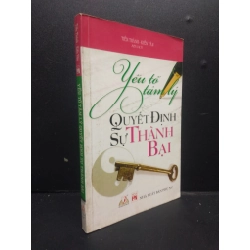 Yếu Tố Tâm Lý Quyết Định Sự Thành Bại mới 80% ố nhẹ, bẩn bìa 2011 HCM2105 Tiến Thành, Kiến Văn dịch SÁCH KỸ NĂNG 147610