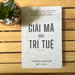 Sách Giải mã siêu trí tuệ - Vishen Lakhiani - Sách mới đọc 1 lần, mới 98%