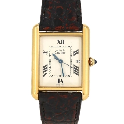 Cartier Must Tank Date LM W1014154 Bạc Quartz - Hàng hiệu Chính hãng
