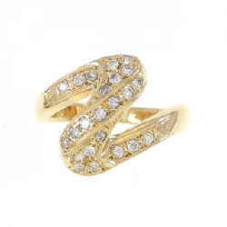 Nhẫn kim cương K18YG 0.24CT 666025