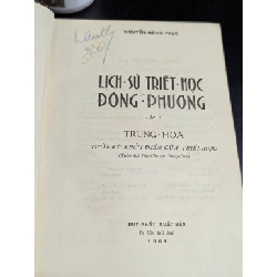 Lịch sử triết học đông phương - Nguyễn Đăng Thục 478009
