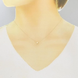 K18YG Solitaire Dây chuyền kim cương 0.05CT - Hàng hiệu Chính hãng 861404