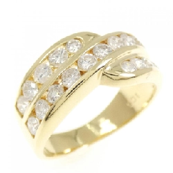 Nhẫn kim cương K18YG 1.05CT