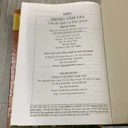 Mba trong tầm tay. Combo 4 cuốn. 8b2 907792