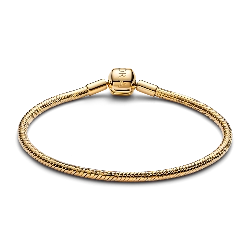 Vòng Pandora Moments Mạ Vàng 14K Khóa Trụ 382272