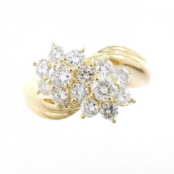 Nhẫn kim cương hoa K18YG 1.00CT - Hàng hiệu Authentic 850497