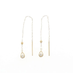 K18YG Bông tai Kim cương - Hàng hiệu Chính hãng 866928