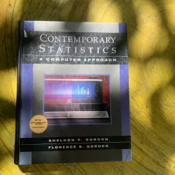 CONTEMPORARY STATISTICS A COMPUTER APPROACH 