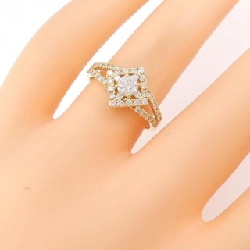 Nhẫn kim cương K18YG 0.301CT 673157