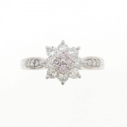 Nhẫn kim cương hồng PT900 hoa 0.09CT - Hàng hiệu Authentic 850385