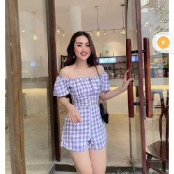 Jum kẻ tím size S siêu xinh 23265