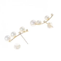 K18YG Bông tai ngọc trai Akoya - Hàng hiệu Authentic 865133