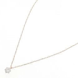 K18PG Solitaire Dây chuyền kim cương 0.305CT - Hàng hiệu Chính hãng 857373