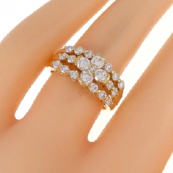 Nhẫn kim cương K18YG 1.00CT 672817