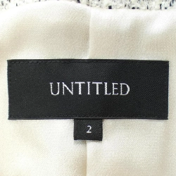 【Mã giảm giá】Untitled Áo khoác không cổ 635454