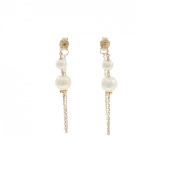 Coco Shunick Bông tai ngọc trai nước ngọt - Hàng hiệu Authentic