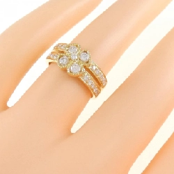 Nhẫn kim cương hoa K18YG 0.60CT - Hàng hiệu Authentic 855524