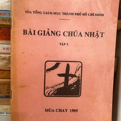 Bài Giảng Chúa Nhật ( tập 3)