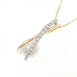 K18YG/PT900 Dây chuyền ngọc trai Akoya 8.2mm - Hàng hiệu Chính hãng 857783