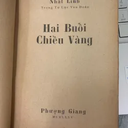 HAI BUỔI CHIỀU VÀNG - NHẤT LINH 726589