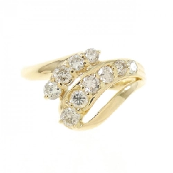 Nhẫn kim cương K18YG 0.50CT 673470