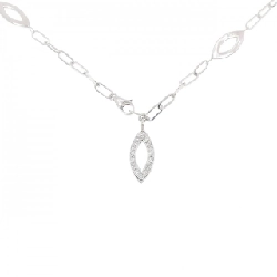 K18WG Dây chuyền kim cương 0.18CT - Hàng hiệu Chính hãng 864238