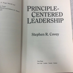 PRINCIPLE CENTERED LEADERSHIP- STEPHEN R.COVEY 508438
