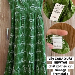 Đầm xô thêu, chất đẹp, newtag