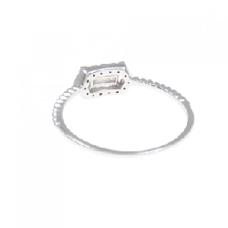 【Sản phẩm mới】Nhẫn kim cương K18WG 0.17CT 673516