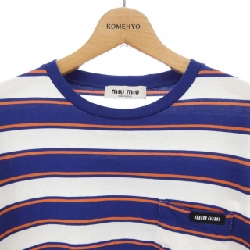 MIU MIU MIU MIU Logo Áo thun Jersey MJN537 SOOO 14RT - Hàng hiệu Chính hãng 821996