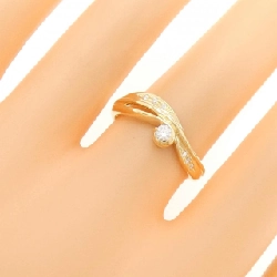 Nhẫn kim cương K18YG 0.12CT 667883