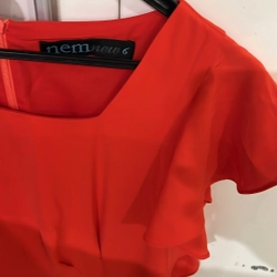 Đầm Nem bèo thân cam đỏ 507978