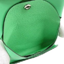 Hàng hiệu Authentic Hermes SELLE EN DESORDRES Calvi Duo 084717CK ví đựng tiền xu 768789