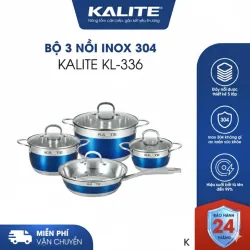 🔥 KALITE KL-336 – Bộ nồi chảo inox 5 lớp, nấu ăn nhanh, giữ nhiệt tốt