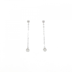 K14WG Bông tai kim cương - Hàng hiệu Authentic