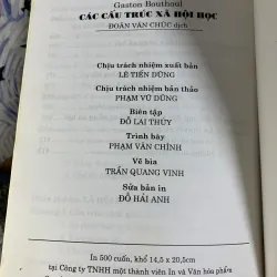 Các Cấu Trúc Xã Hội Học - Gaston Bouthoul 925679